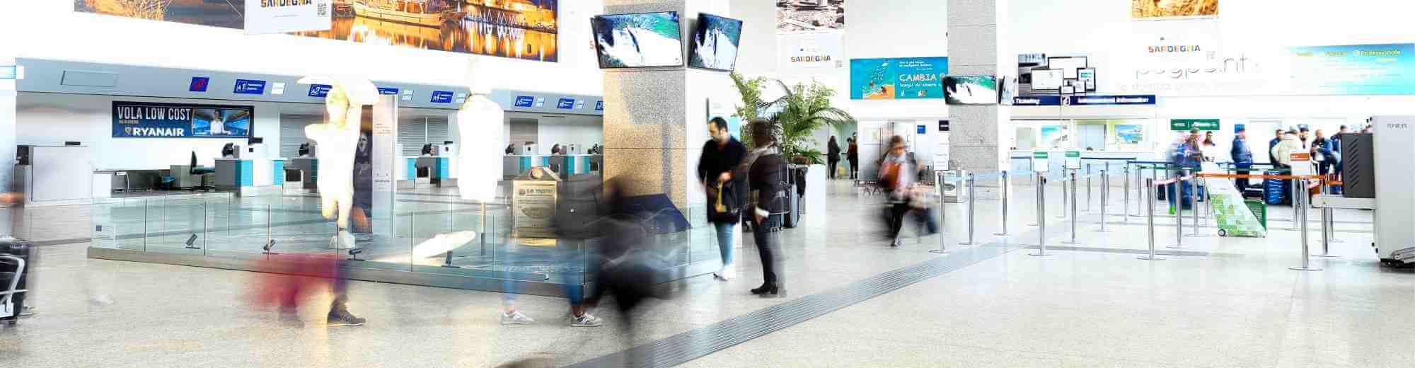 Area Check-in Aeroporto di Alghero